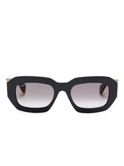 Cartier Geometric-frame Sunglasses