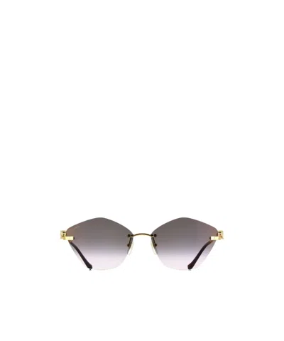 Cartier Geometric Frame Sunglasses