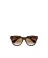 Cartier Tortoise-shell Cat-eye Frame Sunglasses In Brown