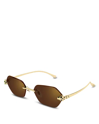 Cartier Ct0636s002-gold-gold-brown