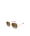 Cartier Geometric Sunglasses In Multi