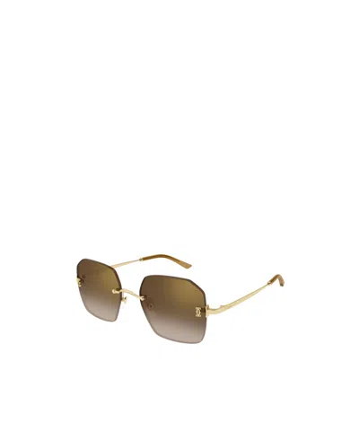 Cartier Geometric Sunglasses In Multi