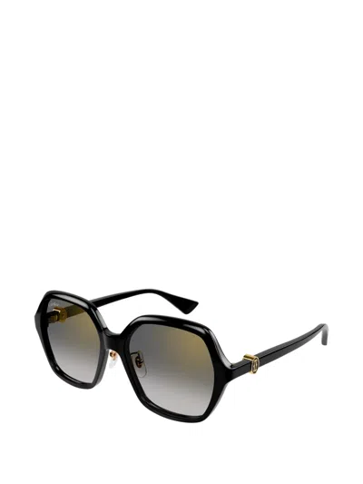 Cartier Geometric-frame Sunglasses In Pink