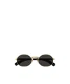 Cartier Giverny Oval-frame Sunglasses In Black