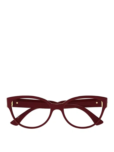 Cartier Glasses In Burgundy