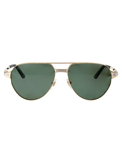 Cartier Gold Acetate Sunglasses