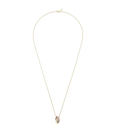 Cartier Gold And Diamond Trinity Necklace