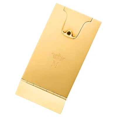 Pre-owned Cartier Gold And Sapphire Card Case In Blue