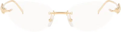 Cartier Gold 'clash De ' Cat Eye Glasses