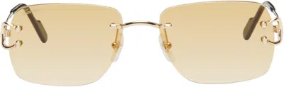 Cartier Gold Classic C Motif Sunglasses
