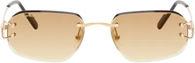 Cartier Gold Classic C Motif Sunglasses