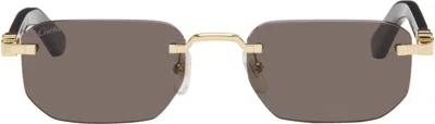 Cartier Gold Core Range Sunglasses In Pink