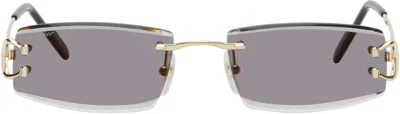 Cartier Gold Ct0465s Sunglasses In Multi