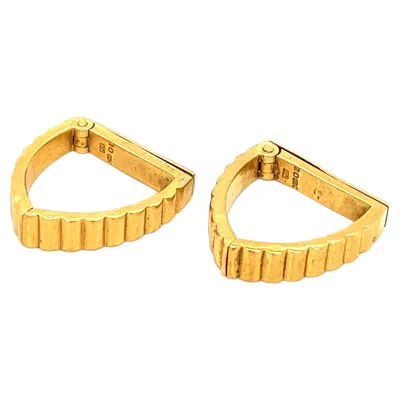 Pre-owned Cartier Gold Cufflinks In Multi
