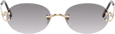 Cartier Gold 'décor C Classique De ' Sunglasses