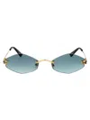 Cartier Ct0433s 003 Sunglasses In Green