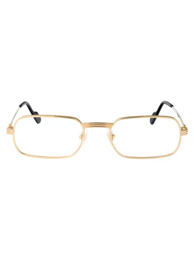 Cartier Gold Metal Glasses Optical