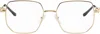 Cartier Gold Panthère De  Squared Glasses In Gold