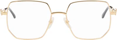 Cartier Eyeglasses  Ct0568o 001 Gold Gold Transparent 55/18/135 In Gray
