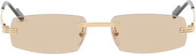 Cartier Gold 'première De ' Sunglasses