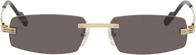 Cartier Gold 'première De ' Sunglasses In Gold-gold-grey