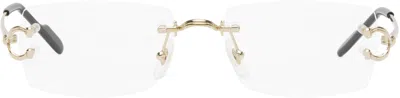 Cartier Gold 'signature C De ' Glasses
