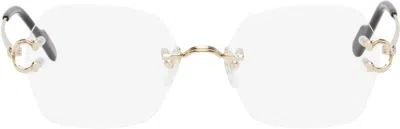 Cartier Gold 'signature C De ' Glasses