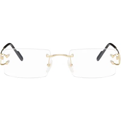 Cartier Gold 'signature C De ' Glasses