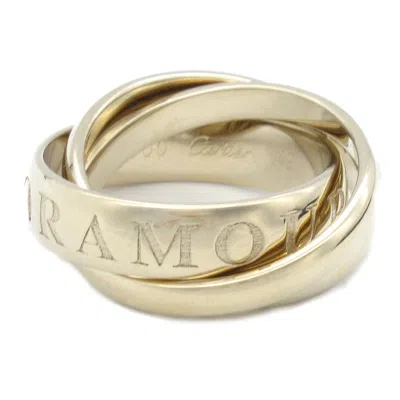 Pre-owned Cartier Gold White Gold (18k) Band Ring ()