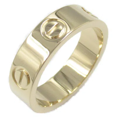 Pre-owned Cartier Gold Yellow Gold (18k) Band Ring ()