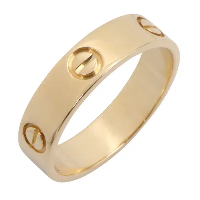 Pre-owned Cartier Gold Yellow Gold (18k) Band Ring ()