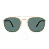 Cartier Green Square Unisex Sunglasses Ct0012s 006 54