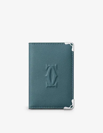 Cartier Grey Must De Leather Card Holder