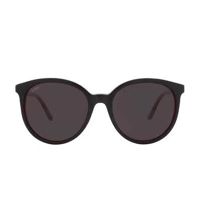 Pre-owned Cartier Grey Oval Ladies Sunglasses Ct0003s 001 54 Ct0003s 001 54 In Gray