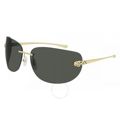 Cartier Grey Wrap Men's Sunglasses Ct0266s 001 61