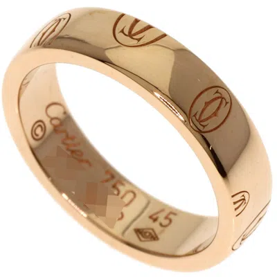 Pre-owned Cartier Happy Birthday Pink Band Ring ()