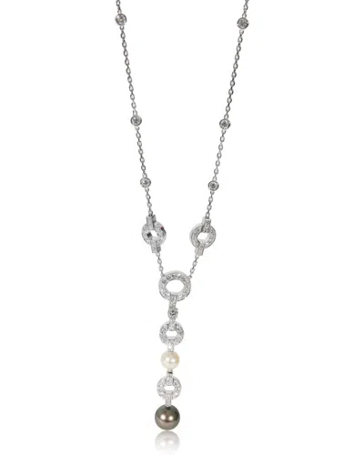 Cartier Himalia 18k 5.00 Ct. Tw. Diamond Necklace (authentic Pre-loved) In Metallic