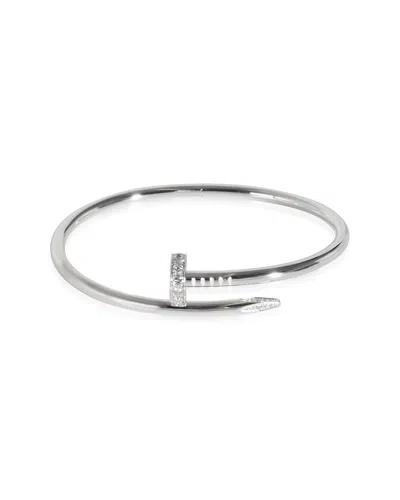 Cartier Juste Un Clou 18k 1.16 Ct. Tw. Diamond Bracelet (authentic Pre-loved) In Metallic