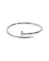 Cartier Juste Un Clou 18k 1.16 Ct. Tw. Diamond Bracelet (authentic Pre-loved) In Metallic