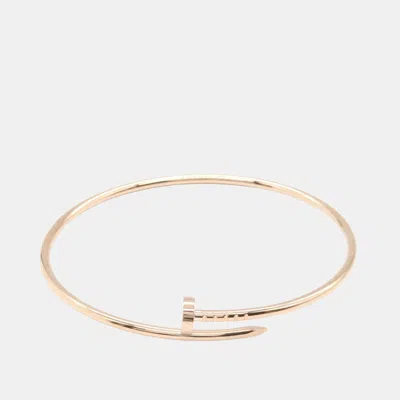 Pre-owned Cartier Juste Un Clou 18k Rose Gold Bracelet