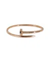Cartier Juste Un Clou 18k Rose Gold Bracelet (authentic Pre-loved) In Gold