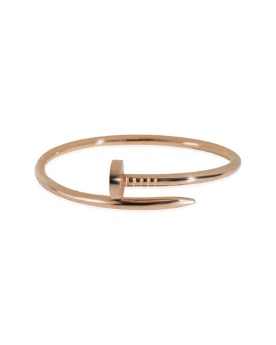 CARTIER CARTIER JUSTE UN CLOU 18K ROSE GOLD BRACELET (AUTHENTIC PRE-LOVED)