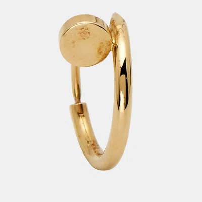 Pre-owned Cartier Juste Un Clou 18k Yellow Gold Single Earring