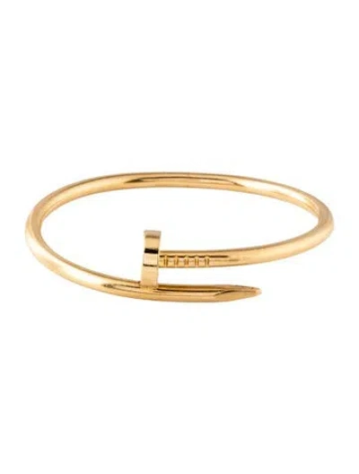 Pre-owned Cartier Juste Un Clou Bracelet , Classic Model, 6.25" In Multicolor