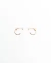 Cartier Juste Un Clou Hoop Earrings, Small Model, 18kt Rose Gold In Gold