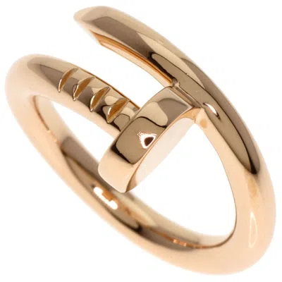 Pre-owned Cartier Juste Un Clou Pink Band Ring ()