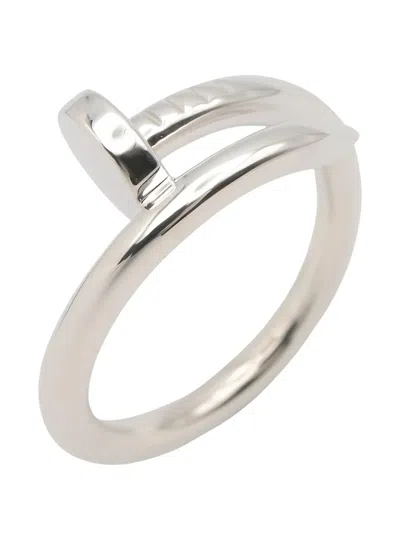 Pre-owned Cartier Juste Un Clou Ring In Silver