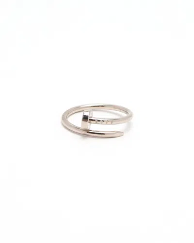 Cartier Juste Un Clou Ring, Small Model In Silver
