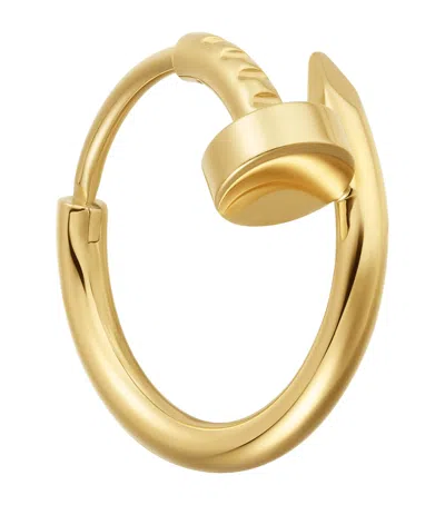 Cartier Womens Yellow Gold Juste Un Clou 18ct Yellow-gold Single Hoop Earring