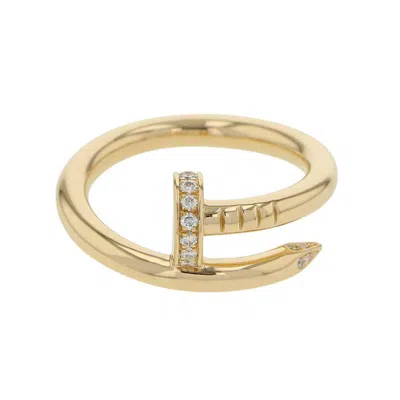 Pre-owned Cartier Juste Un Clou Yellow Band Ring ()
